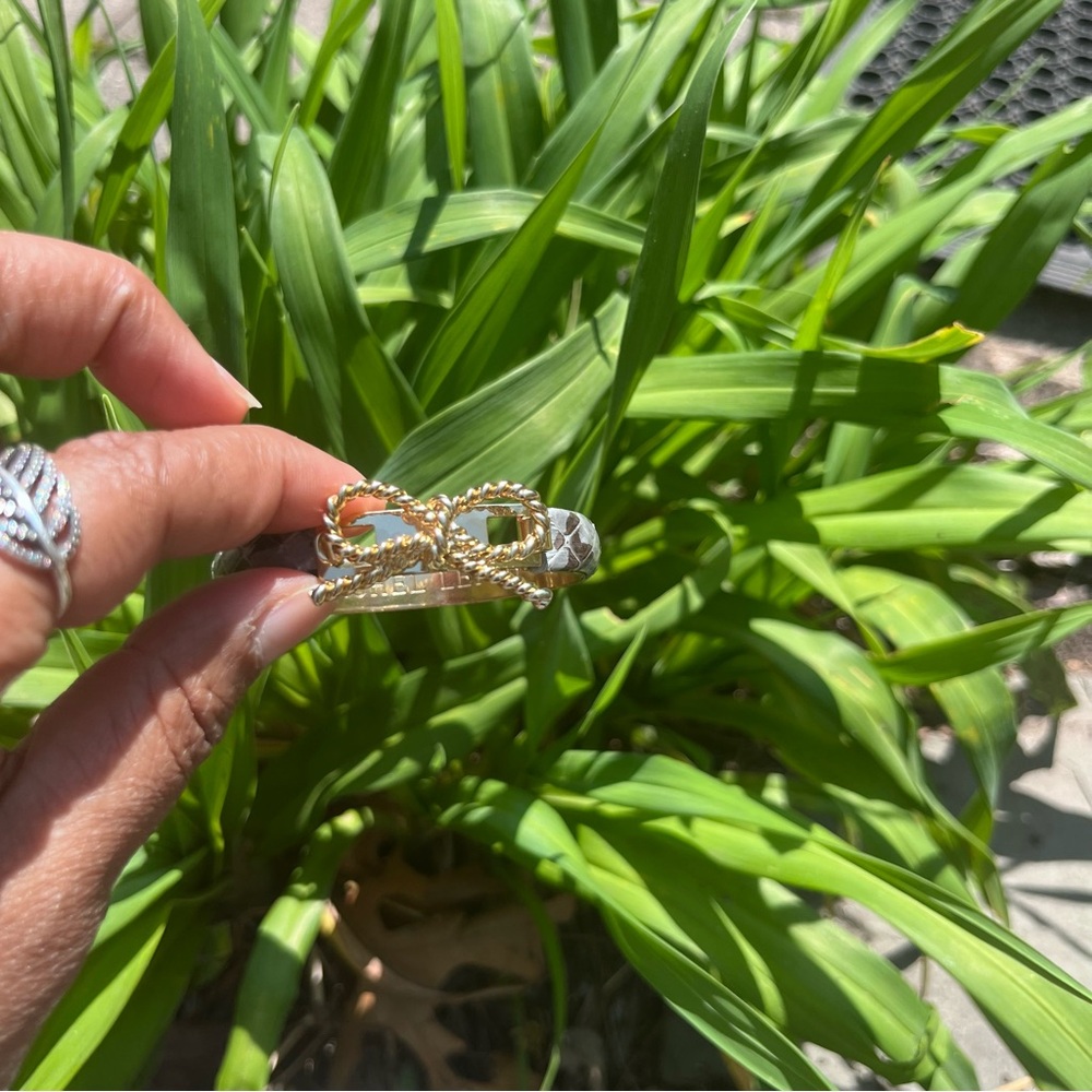 Rachel Leigh Gold Tone Python Bangle! - Picture 7 of 7